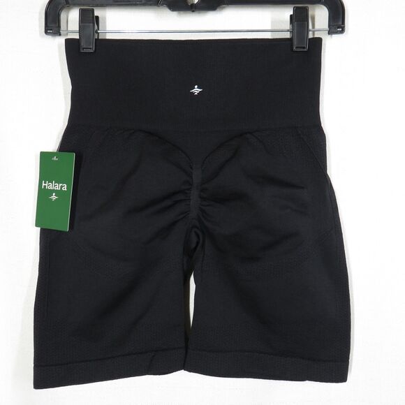 Halara Seamless Flow High Waist Tummy Control Butt Lifting Yoga Bike Shorts Sz M - Picture 3 of 11